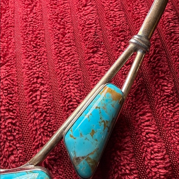 Jay King Turquoise & Sterling Silver Collar Necklace - Picture 8 of 9